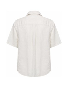 Chemise Lin Blanc Manches Courtes — Fynch Hatton 2
